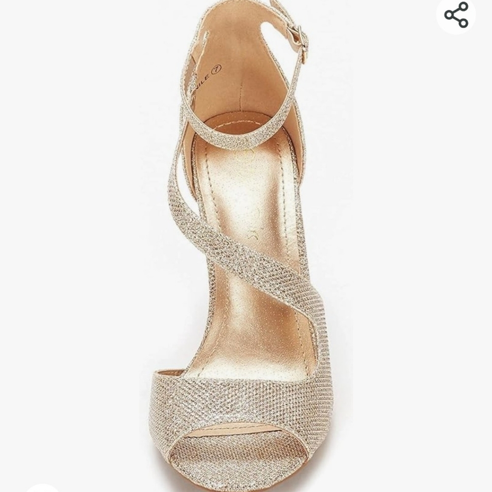 Dream Pairs Open Toe Stiletto Pumps